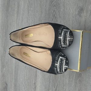 Louise et Cie Size 6.5 or 7 Ballet Flats with Ornate Embellishment